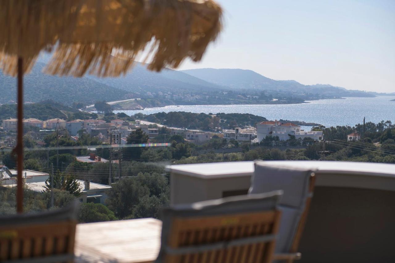 Aval Riviera Lägenhet Lagonisi Exteriör bild