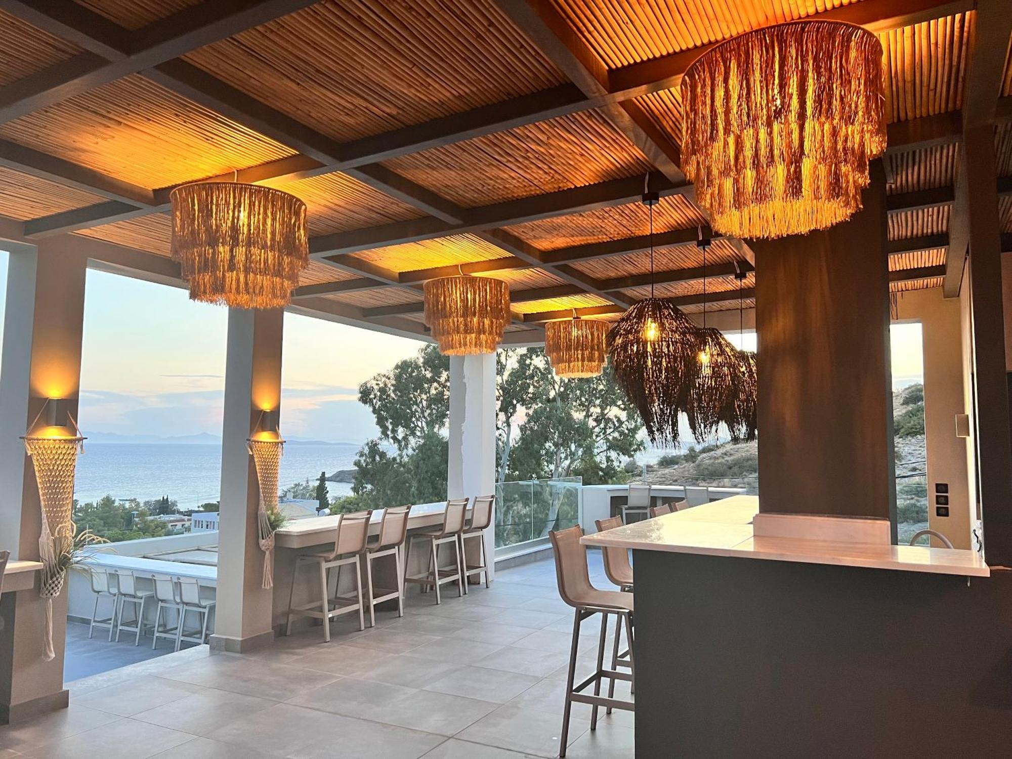 Aval Riviera Lägenhet Lagonisi Exteriör bild